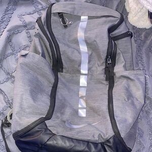 Nike Black and Gray Backpack